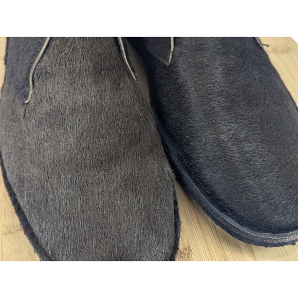 J Crew Chukka Boots Mens 11 Pony Hair 1990 MacAlister‎ Brown Shoes Italy - Picture 8 of 11